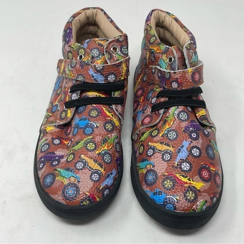 Little Penguin Ankle Boots - Size 6-7 - Monster Truck Design - Great Condition